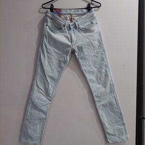 Acne Studios Blå Konst Jeans Women's 29X30 Max (slim) Fit Made in Italy
